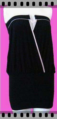 FASHION ELASTIC BANDEAU BOOBTUBE TOP/DRESS FOR SIZES 8-10 or 32-34