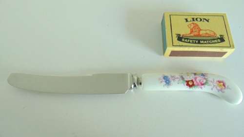 Royal Crown Derby Porcelain handled knives