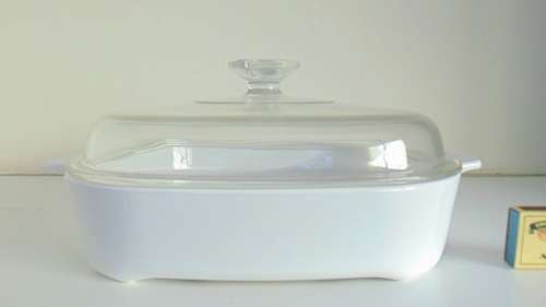 Corningware White Casserole and Lid