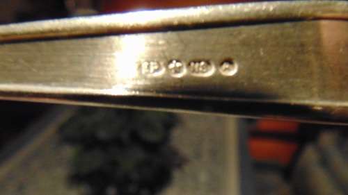 Set of Electroplated Sheffield Cutlery in Green Felt Purpose-Made Roll - 6 Pieces each.