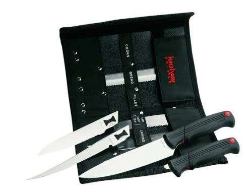 Kershaw Deluxe Blade Trader Set / Kitchen Knife Camp / Travel Set - 9 PIECES