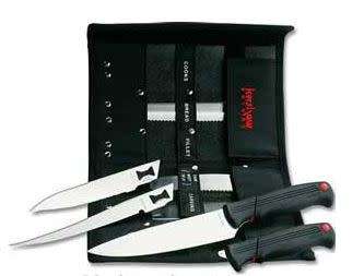 Kershaw Deluxe Blade Trader Set / Kitchen Knife Camp / Travel Set - 9 PIECES