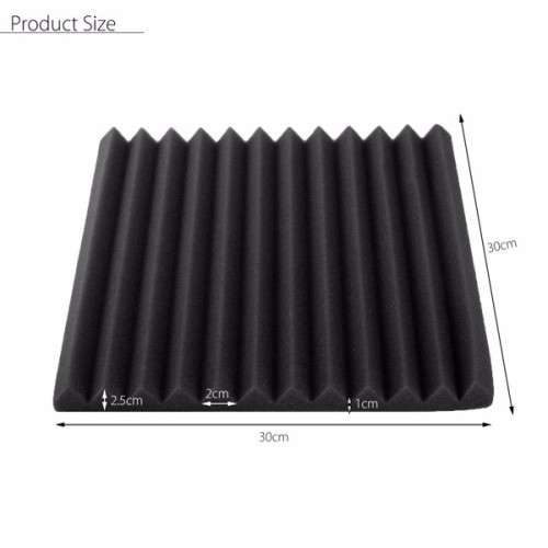 Studio Acoustic Foam Panel (12 Piece Package)