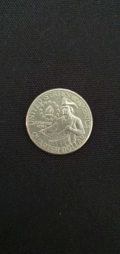 USA Quarter Dollar 1776-1976.