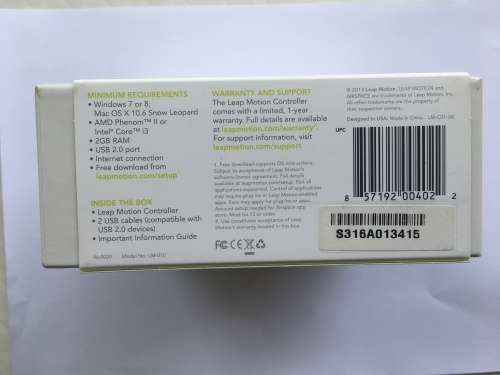 Leap Motion Controller Brand New (Free Shipping)!!!!