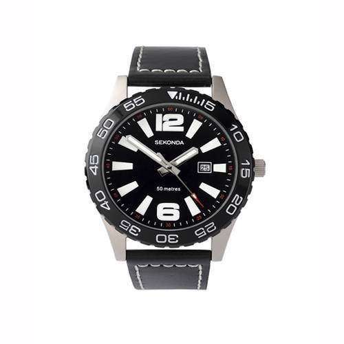 Brand New Sekonda Divers Style Watch with Leather Strap