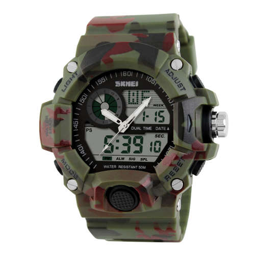 Brand New Mens Military Sport Watch - Quartz -  Analog and Digital Waterproof