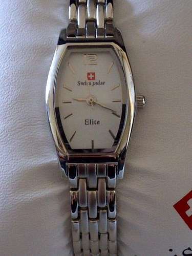Brand New Ladies Swiss Pulse Watch - WHITE FACE