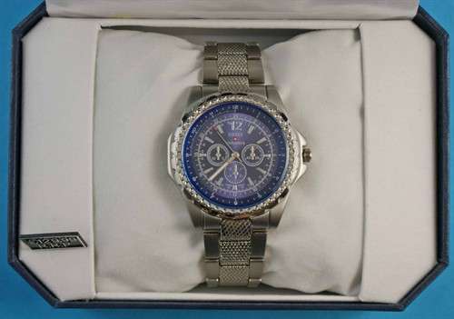 Brand New Mens SWISS Explorer watch - BLUE face
