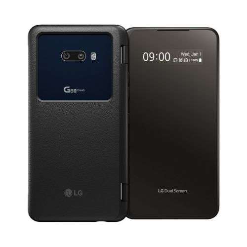 LG G8x ThinQ Dual Screen Smartphone - Aurora Black - 128GB