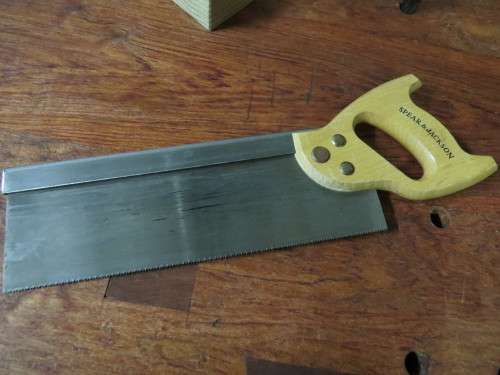 Vintage Spear and Jackson 12inch back saw