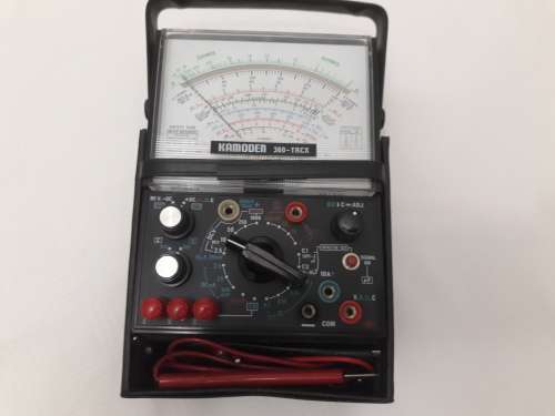 Vintage unused analog Multimeter capacitor/transistor tester