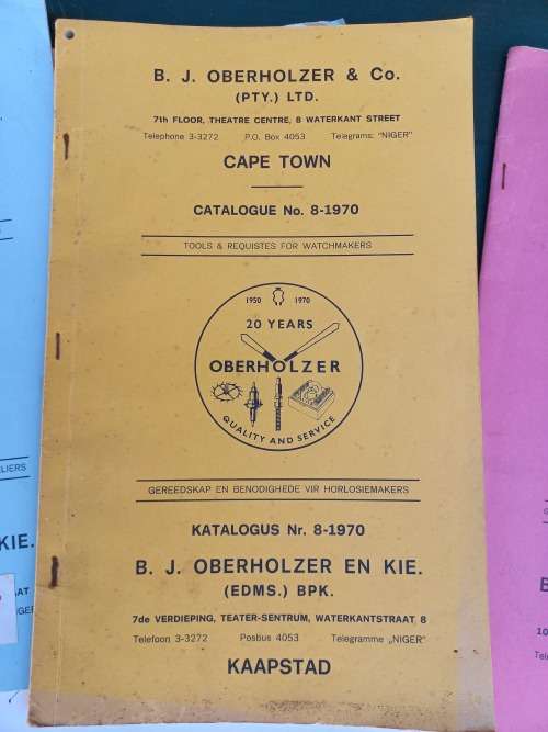 Vintage Watch Maker Repairer tools and books