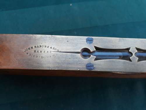 Stunning Mahogany John Rabone and Sons level