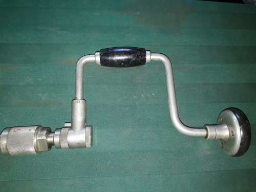 Rolls Royce of braces, vintage Stanley Yankee Brace Drill No. 2101A