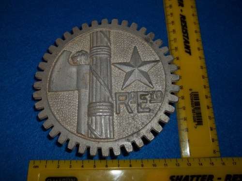 Military Fascist Italian Motor Badge - 124mm In Diameter