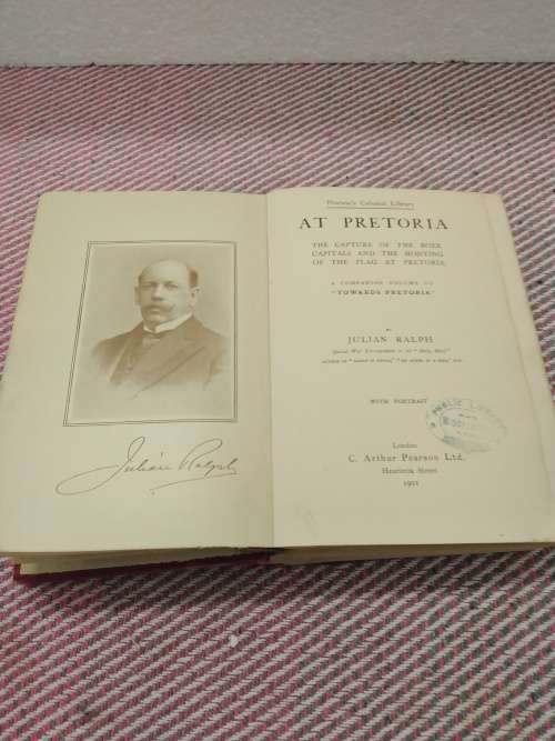 Book At Pretoria 1901 Boer War Book
