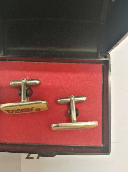 Vintage TRUST BANK Cufflinks.