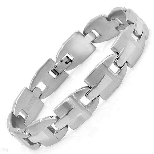 Irresistible Brand New Gentlemens Bracelet Made in Stainless steel. Total item weight 44.5g Length 8