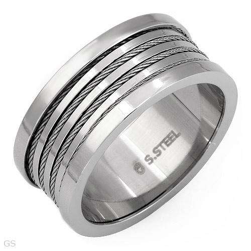 Superb Brand New Gentlemens Ring Made in Stainless steel. Total item weight 8.1g - Size 10