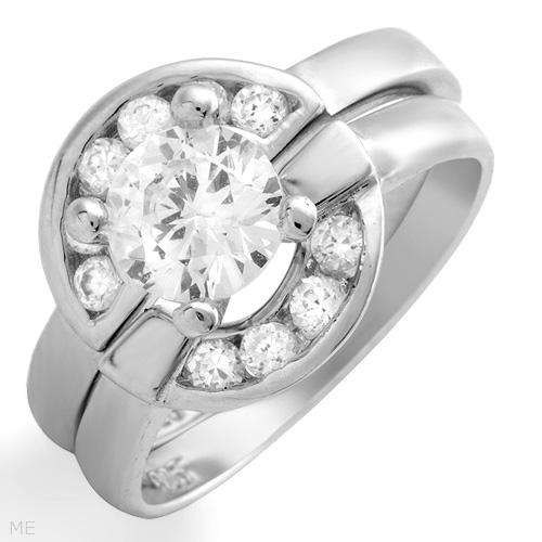 Dazzling Brand New Ring With 2.70ctw Cubic zirconia Beautifully Crafted in 925 Sterling silver- 5.