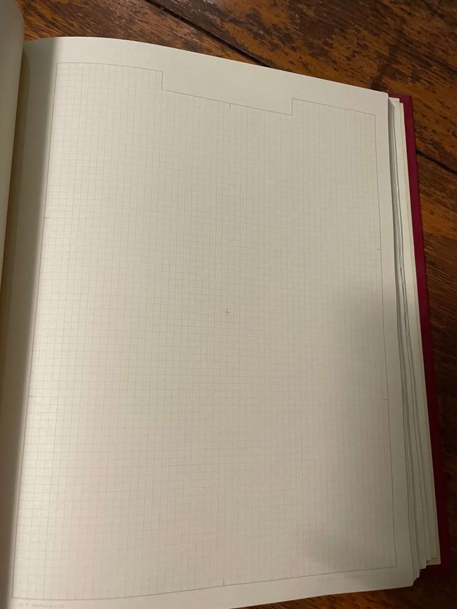 Empty book in very good condition