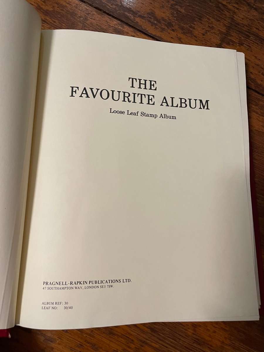 Empty book in very good condition