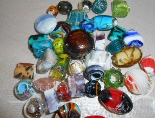 40 Lampwork Beads (Bid on all 40) + Get a Surprise Free gift