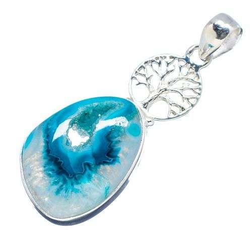 Sterling silver pendant - BOTSWANA AGATE TREE OF LIFE R220.00
