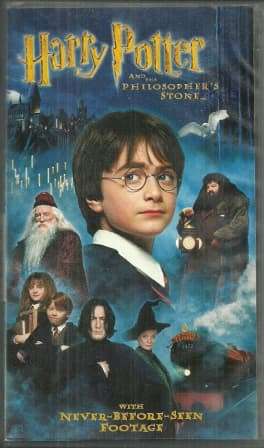 Harry Potter VHS Tape (1) - The Philosopher`s Stone