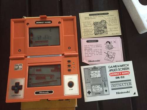 Nintendo Game&Watch MultiScreen Donkey Kong DK-52 MIJ 1982