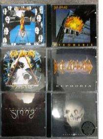 DEF LEPPARD CD COLLECTION! 6 CD'S IN ALL!!!