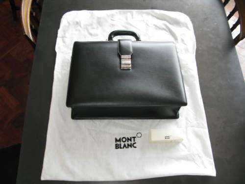 Mont Blanc Single Gusset Framed Briefcase