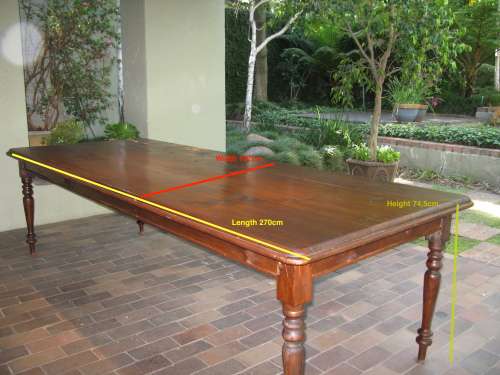 10 Seater Wooden Table
