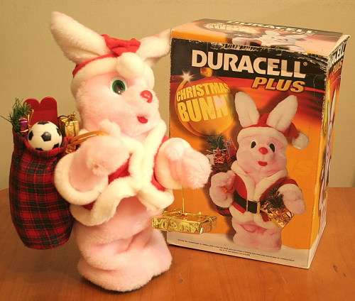 Duracell Christmas Bunny