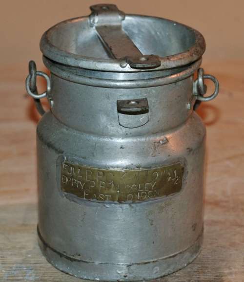 Old milk can