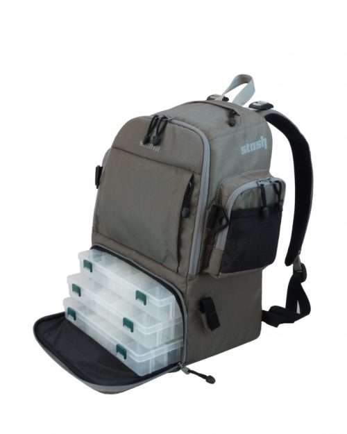Stunm Stash - Fishing Tackle Backpack, Bag - Tackle Boxes included.
