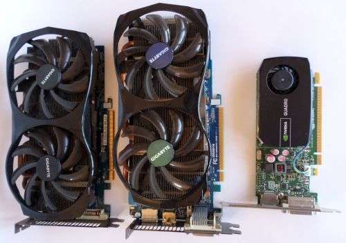 3x Nvidia Cards - Faulty for Spares! - GTX660, GTX560, Quadro410 - FREE COURIER SHIPPING