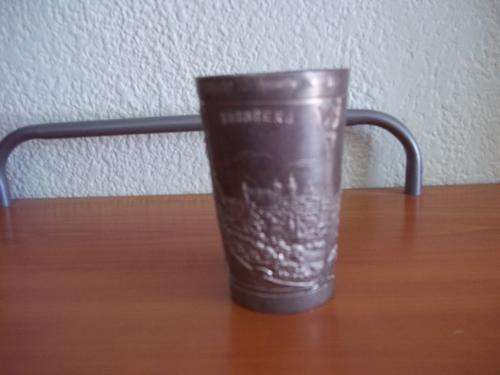 German pewter wine goblet