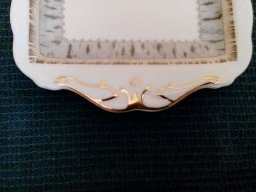 Royal Albert - Silver Birch - Sandwich Plate - Too Beautiful !