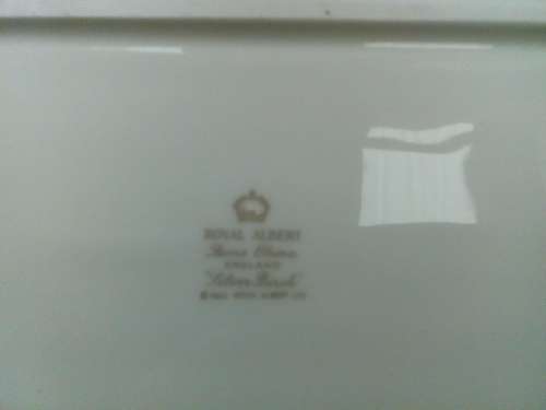 Royal Albert - Silver Birch - Sandwich Plate - Too Beautiful !