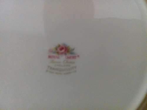 ROYAL ALBERT - TRANQUILITY - (Set 4)  DINNER PLATE - EX CON - LOVELY !!