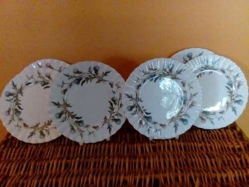 ROYAL ALBERT - Brigadoon - 16cm -- Side Plates (6) - Very Nice !!   Ex Con