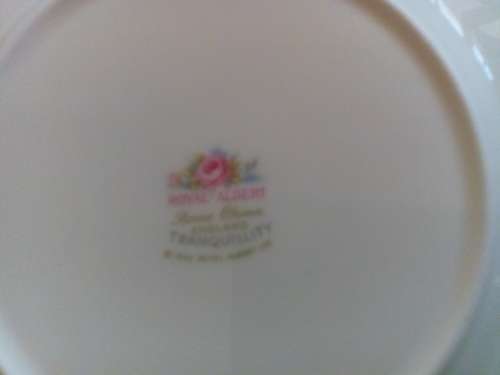 ROYAL ALBERT -- TRANQUILLITY --  SIDE PLATE -- 16CM -- AS NEW -- STUNNING !!!