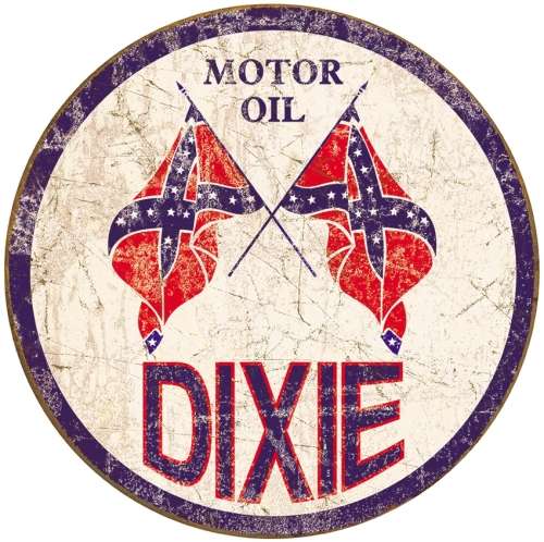 Tin Sign - Dixie Motor Oil