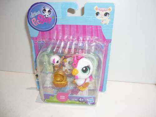 LITTLEST PET SHOP-ORIGINAL PACKAGING-CHICKEN AND CHICKEN ROLLEROO