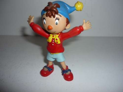 NODDY FIGURINE-HARD PLASTIC-9CM TALL