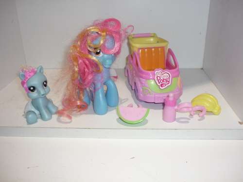 MY LITTLE PONY-MOTHER AND BABY DASH SET PLUS ACCESSORIES-2009