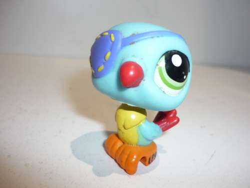 LITTLEST PET SHOP #1949-PIRATE PARROT BIRD
