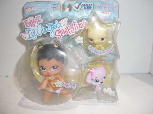 BRATZ-LIL ANGELZ-404-ASHLEY-PLUS 2 X LITTLEST PETS 410 AND 416-ORIGINAL PACKAGING